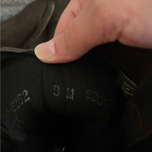 Double H Brown Leather Cowboy Boots, size 9 - Picture 4 of 6